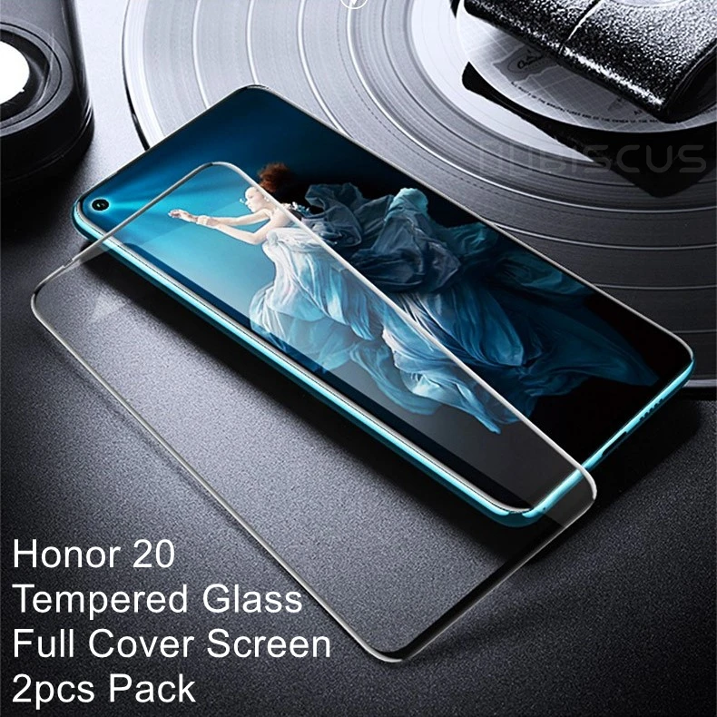 

2PCS Huawei Honor 20 Lite Tempered Glass Screen Protector For Huawei Honor 20 Honor20 Lite YAL-L21 5D 9D Full Cover Curved Glass