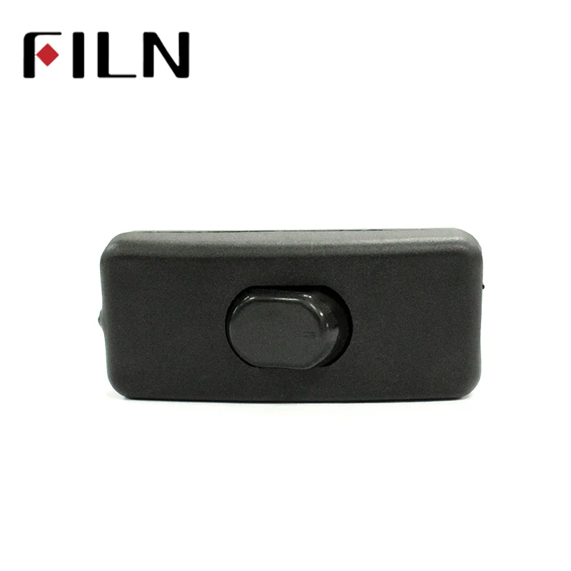 Universal Switches AC 110-250V 2A Inline Lighting Lamp Plastic In Line Cord Rocker Switch (3)