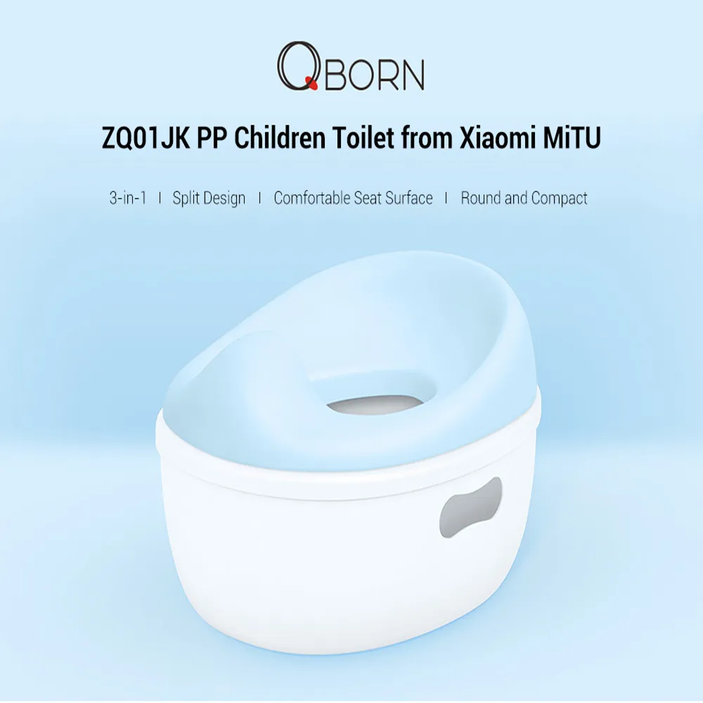 

3 In1 Portable Children Deepened Toilet Bowl Full Body Detachable One-Piece Comfort Toilet Seat Footstool From Xiaomi Youpin