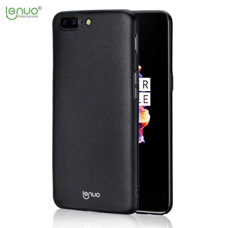 LENUO for OnePlus 5 Case Silky Touch Rubberized PC Hard Mobile Phone - 5.5 inch |