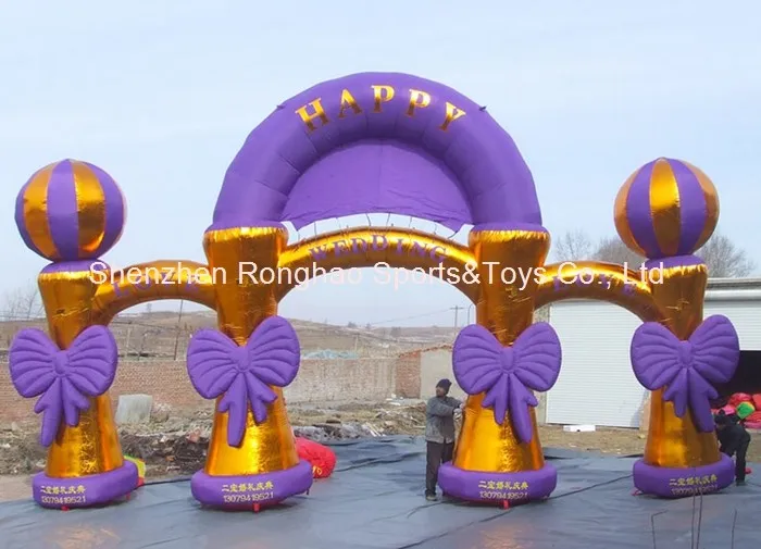 12 м(39 футов) надувные арки Happy Love arches Archway для рекламы сварки вечерние праздничные украшения с воздуходувкой