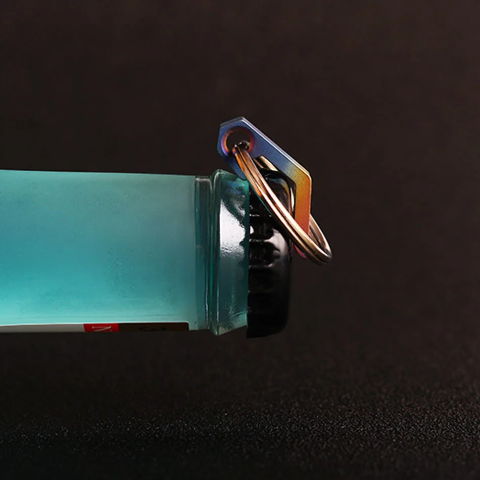 Титановый сплав креативная мини-открывашка для бутылок консервная открывалка из нержавеющей стали многофункциональная застежка для ключей Открытый EDC гаджет