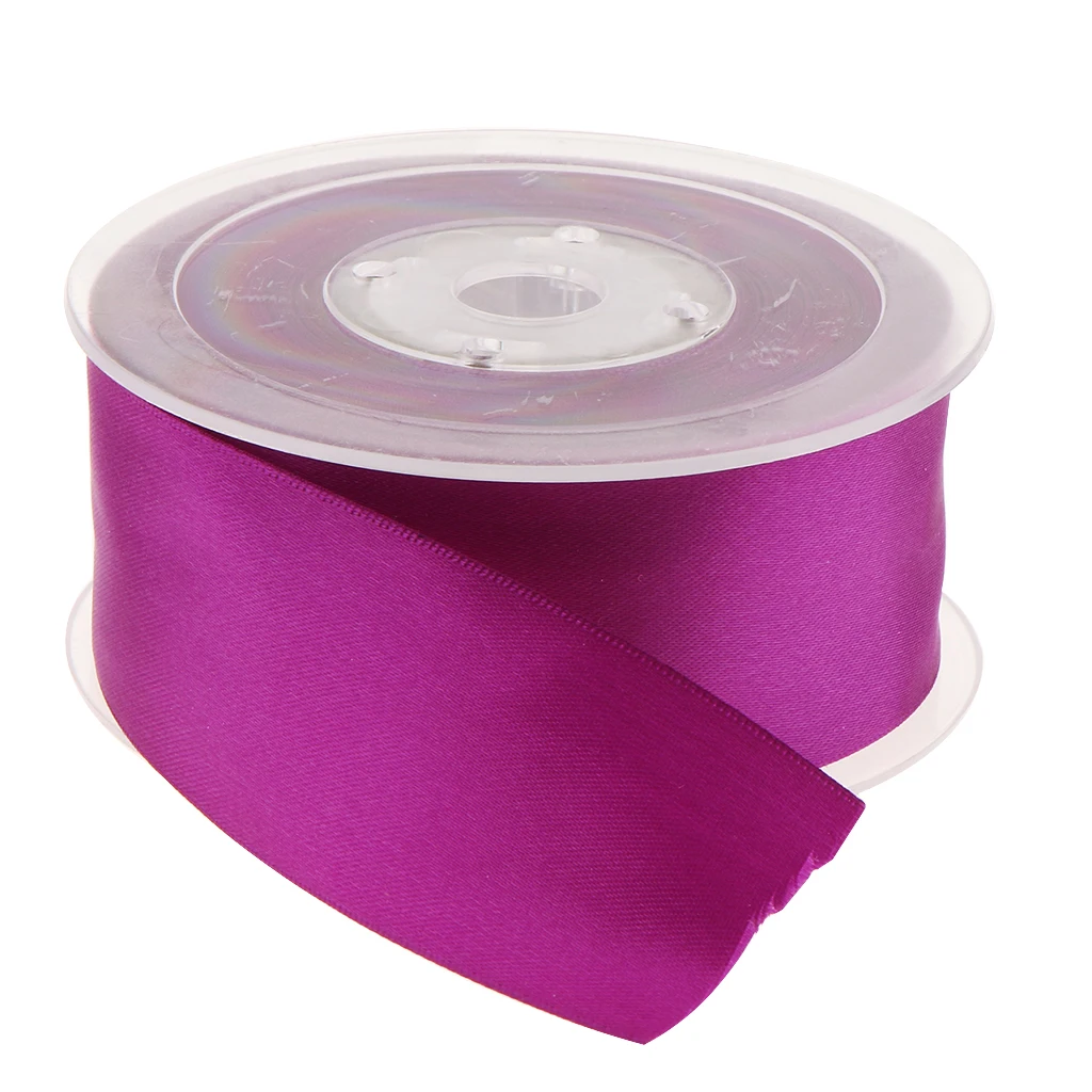 15 Meters Double Sided Polyester Satin Ribbon for Wedding Party Gift Wrapping Craft 38mm