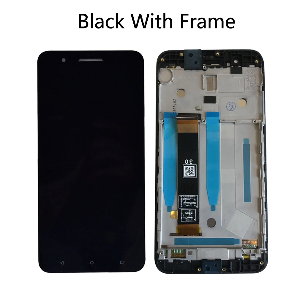 5,5 дюймов ЖК-дисплей с Frmae для htc ONE X10 X 10X10 w X10u Полный ЖК-дисплей+ кодирующий преобразователь сенсорного экрана в сборе для htc E66 lcd - Цвет: Black with Frame