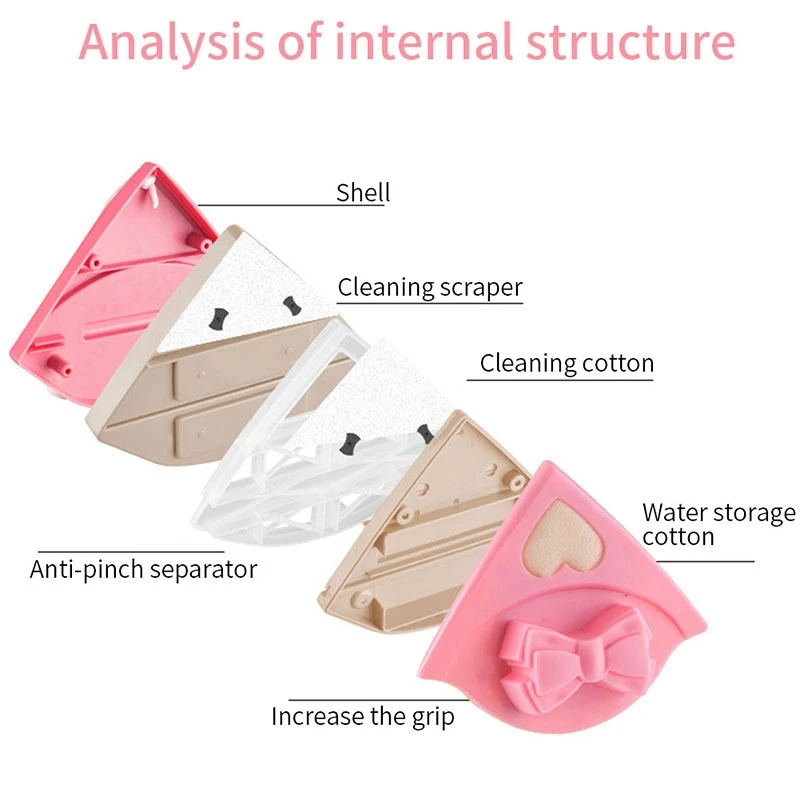 Домашний стеклоочиститель инструмент для очистки стекла двухсторонняя Магнитная щетка для мытья окон стеклянная щетка чистящий инструмент Очистка