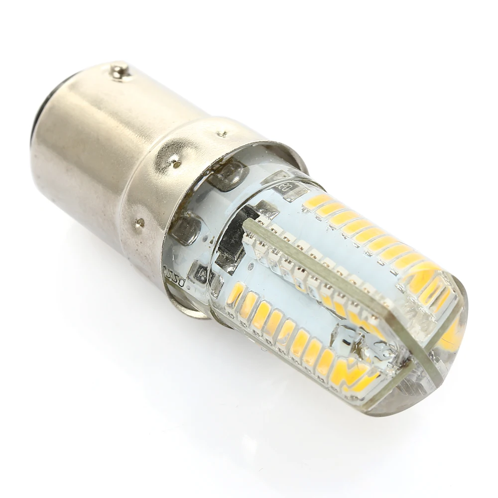 С регулируемой яркостью BA15D 4 W 80* 3014SMD 320-360LM теплый белый свет светодиодный Светодиодная лампа-кукуруза AC220-240V