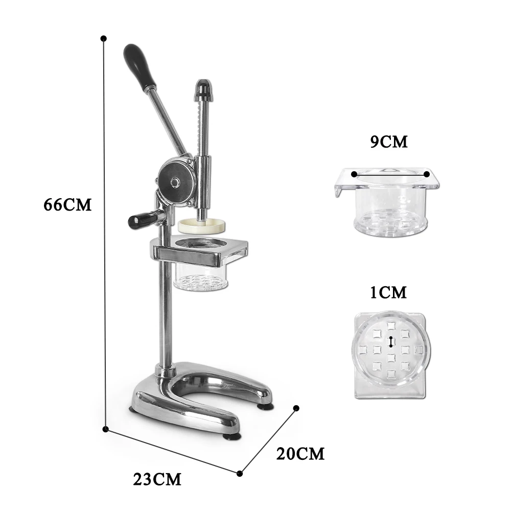 Коммерческие длинные 30 см картофельные соковыжималки машина картофеля ручной фри фрезы Американский для картофеля-фри чип соковыжималка