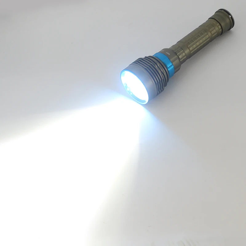 Супер яркий фонарь для дайвинга Z20 DX7 XML T6 7 светодиодов 6000 люмен Водонепроницаемый