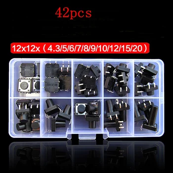 

Tact switch 4 foot micro switch button switch Induction cooker small switch 12x12 mixed