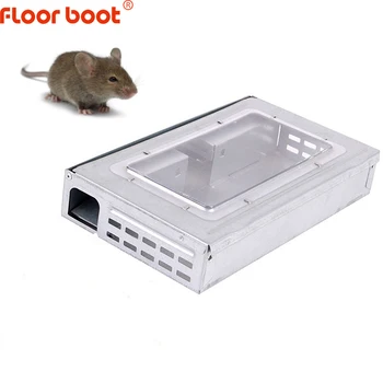 

Floor boot rat trap boxes mouse trap box/cage continuous mousetrp With Window Catch High Effect Rat Trap Catcher Large Mice cage