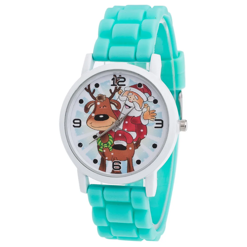 

New Christmas Gifts Children Color Fashion Watch Silicone Strap Wrist Watch Vogue Boys Girls Casual Bracelet orologio donna A60