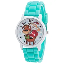 New Christmas Gifts Children Color Fashion Watch Silicone Strap Wrist Watch Vogue Boys Girls Casual Bracelet orologio donna A60