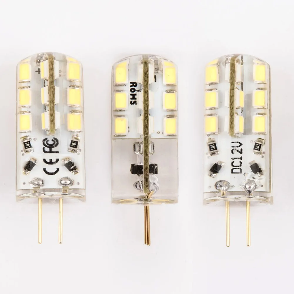 Homestia G4 3W светодиодный светильник 3014 48SMD теплый/белый в форме кукурузы DC12V |