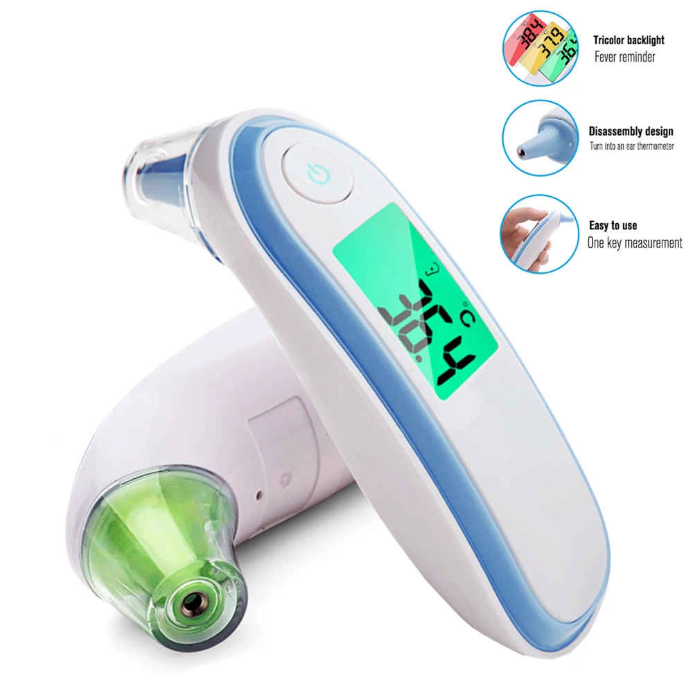 

5 color Infrared Thermometer Medical Ear & Forehead Thermometer Digital Thermometer Fever Adult Body Thermometer
