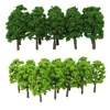40 Pieces 8cm 1:150 N Scale Plastic Model Trees Railroad Landscape Scenery  model trees to decorate building model, roadway, 5