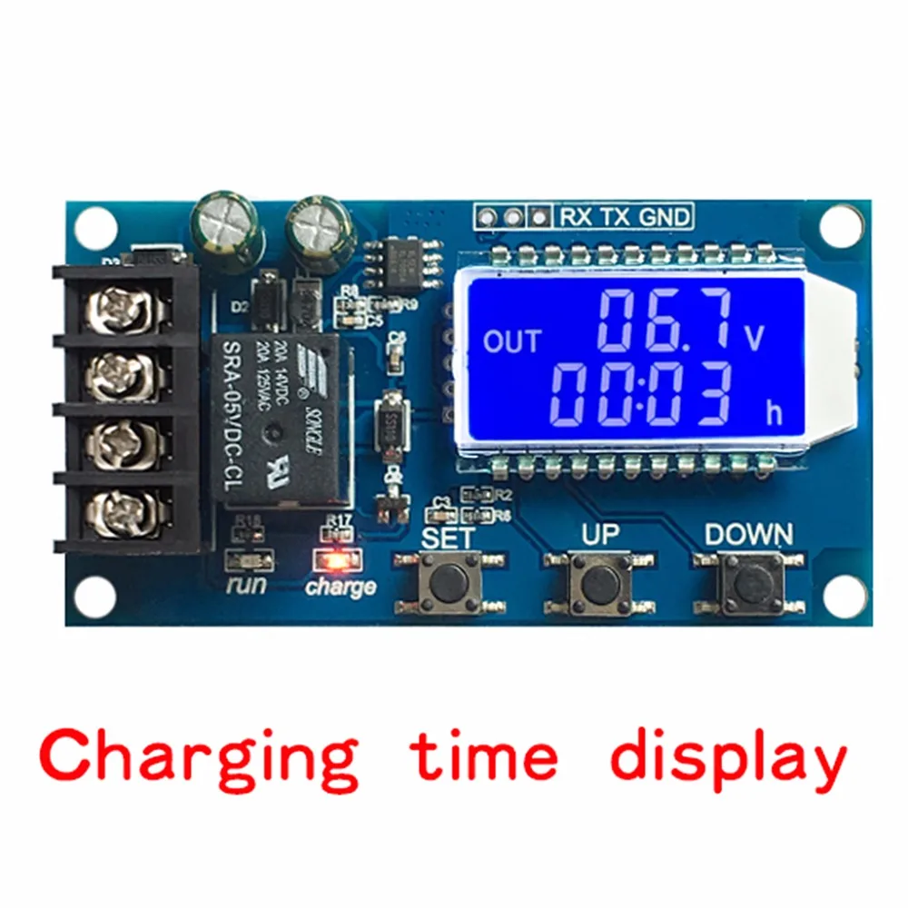 

10A 6-60V Battery Charger Control Module Overcharge Protection Control Switch