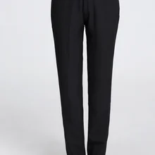 Рабочие брюки для персонала отеля, женские, женские, черные, для путешествий, карьера, прямые, Формальные