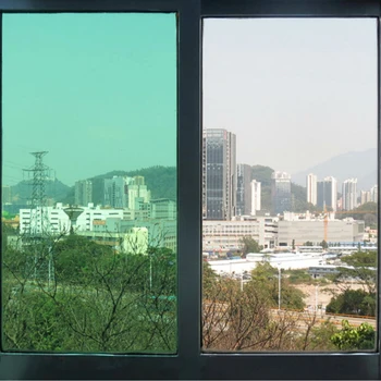 

50x300cm 50% VLT Green Decorative Foils Window Stickers 20"x10ft Roll Home Building Car Window Vinyl