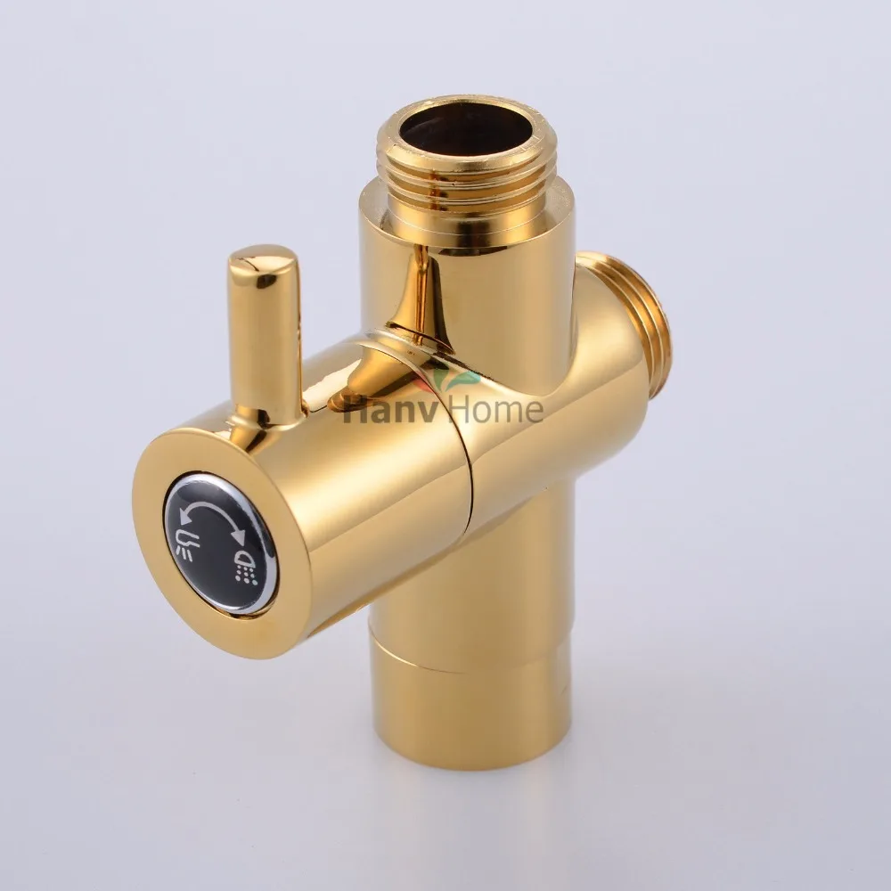Золотая Ванная Комната Биде Насадка для душа мусульманский Душ Кран ...