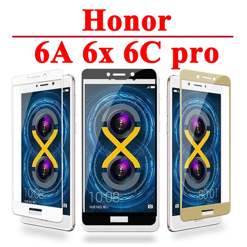 

Protective glass for huawei honor 6a screen protector 6c pro tempered 6x on huawey honer 6 a c x 6cpro tremp sheet x6 a6 c6