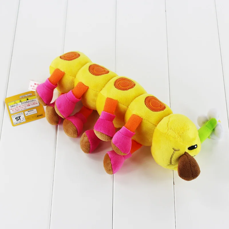 New Super Mario Bros Plush font b Toy b font Wiggler Caterpillar Soft font b Stuffed