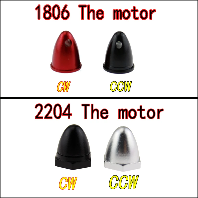 5 Pairs 20 Pairs Propeller Prop Nut Cap Adapter Cw Ccw For 2204 1806 Brushless Motor Propeller