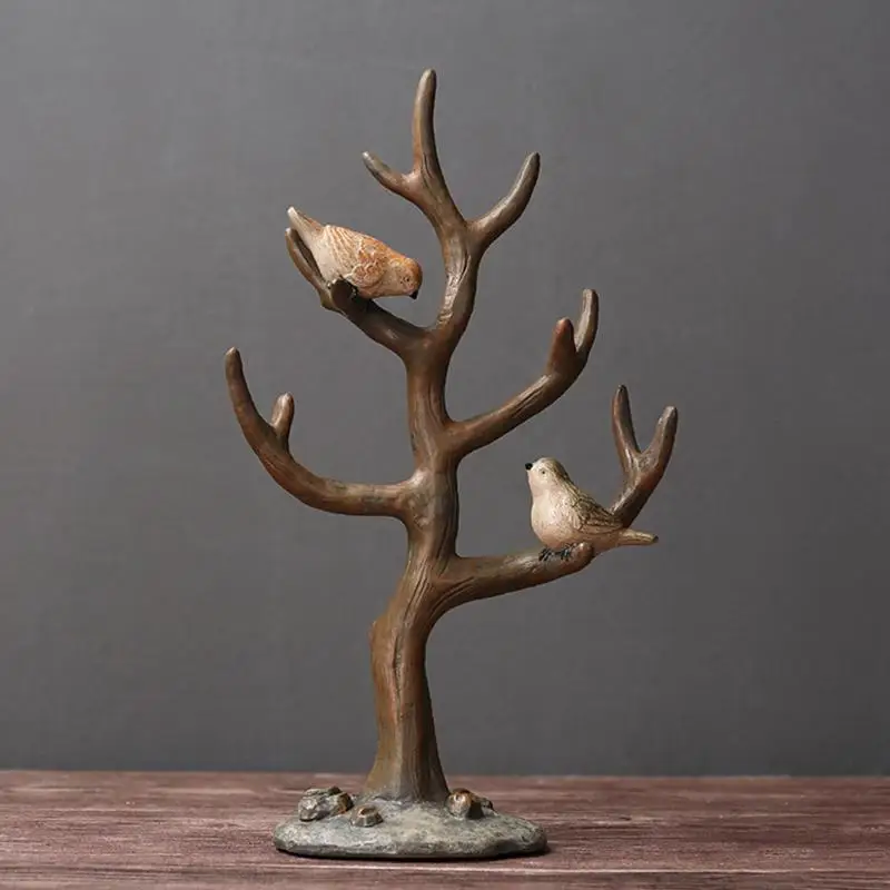 

New Bird Tree Bracelet Storage Shelf Stand Jewelry Holder Organizer for Earrings Necklace Ring Display Tree Jewelry Organizer