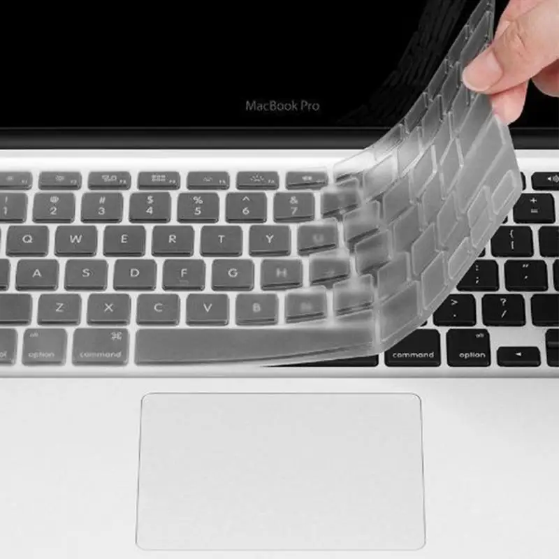 Силиконовый чехол для клавиатуры Macbook Air Pro retina 13 15 17 протектор для клавиатуры Mac book