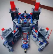 2016 New LEPIN 14006 1115Pcs Nexus Knights The Fortrex Castle Building Block Clay Aaron Fox Axl Minifigures with legoed 70317