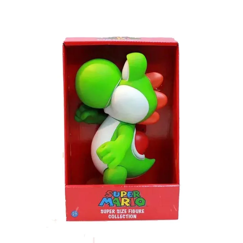 23cm Large Super Mario bros Figure Yoshi Peach Princess Bowser Goomba Mushroom PVC Decoration Action Figure Toy Doll Gifts 23cm Large Super Mario bros Figure Yoshi Peach Princess Bowser Goomba Mushroom PVC Decoration Action Figure Toy Doll Gifts