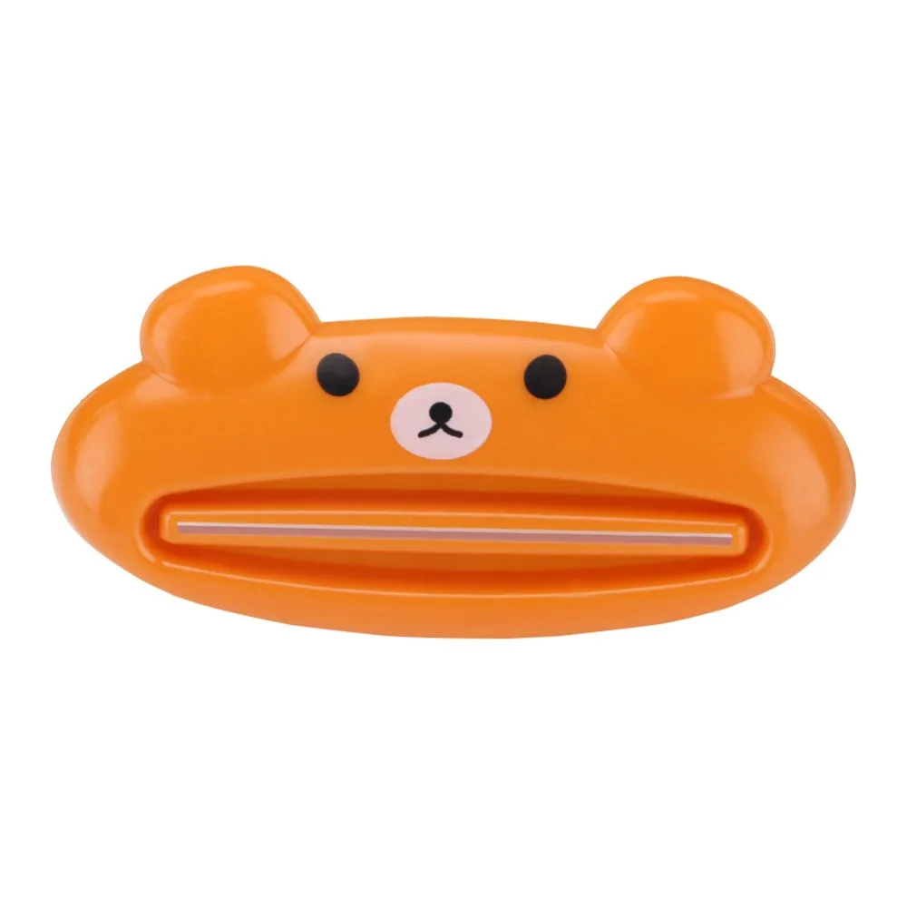 10pcs/lot Portable Cartoon Toothpaste Squeezer Bathroom Accessories Toothpaste Dispenser Home Tube Rolling Holder Easy Press