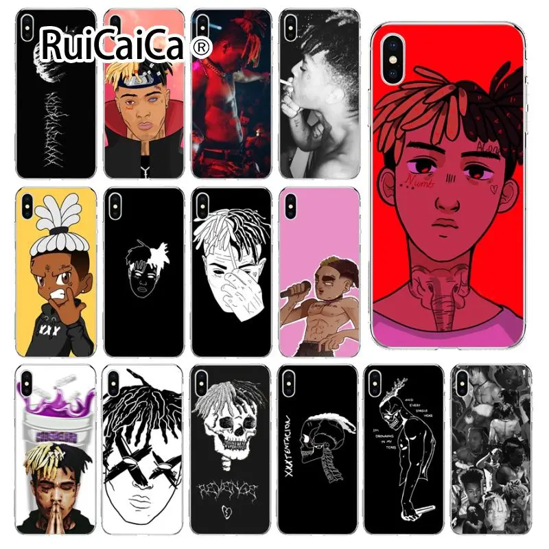 Ruicaica Рэппер XXXTentacion умный чехол прозрачный мягкий для iPhone X XS MAX 6 6s 7 7plus 8 8Plus 5 5S SE XR |