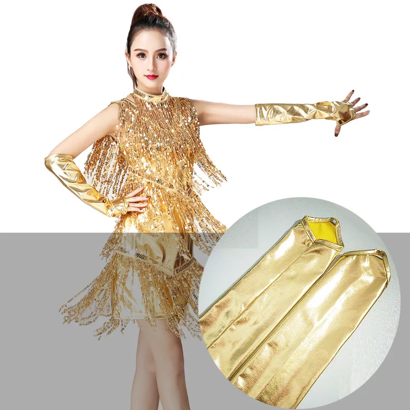

8 Colors Latin Dance Performance Glove Accessories Women Stage Dancing Competition Mitten 1 Pair