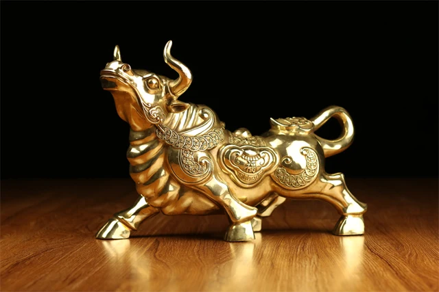 35cm 2018 Home Office Top Efficacious Money Drawing Mascot 35cm 2018 Home Office Top Efficacious Money Drawing Mascot Good Luck Cattle Fortune