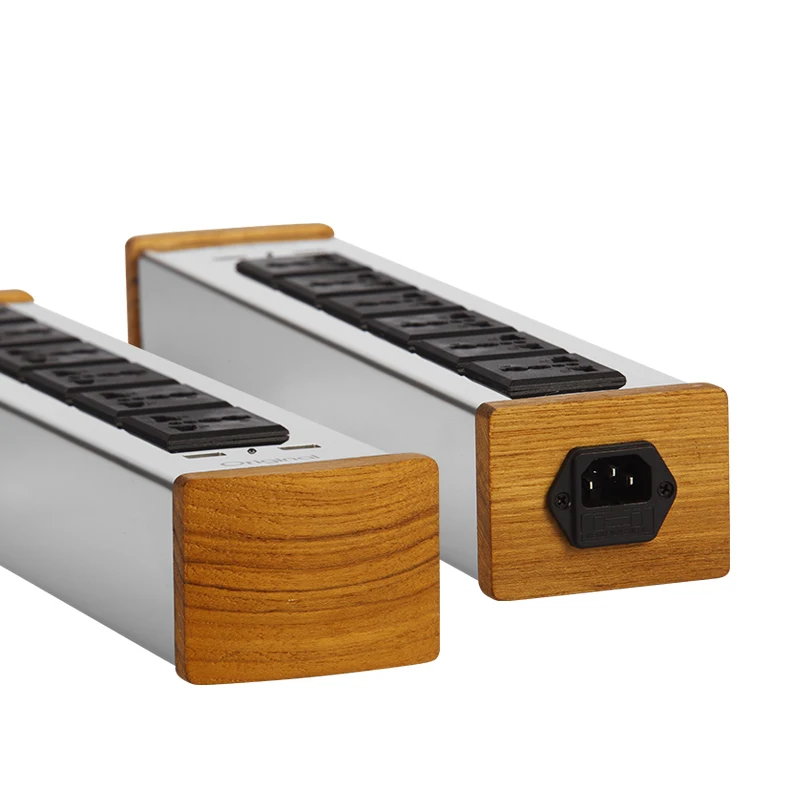 

AC110-240V High-quality Power Supply Filter Power Purifier Socket Extension Socket For HiFi Audio/6-position socket
