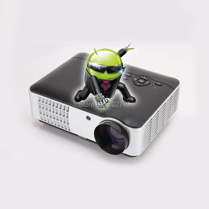 2017 Новый ТЕЛЕВИЗОР СВЕТОДИОДНЫЙ Проектор Full HD 1080 P 5600 Люмен Android 4.4 Домашнего