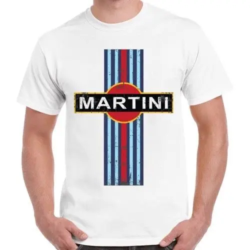 

Martini Racing Car Vintage Cool Gift Retro T Shirt 556