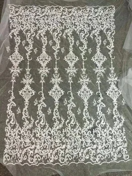 

hot sale French wedding Lace Fabric High Quality bridal Nigerian Embroidery Mesh Lace fabric S-2253 for fashion dress