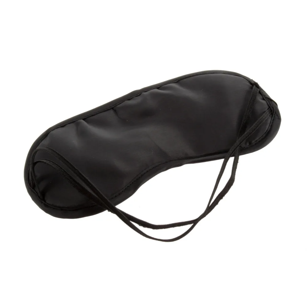 Черная маска для сна с повязкой на глаза для путешествий и сна, мягкий, комфортный светильник, мягкий материал, портативный, забота о здоровье
