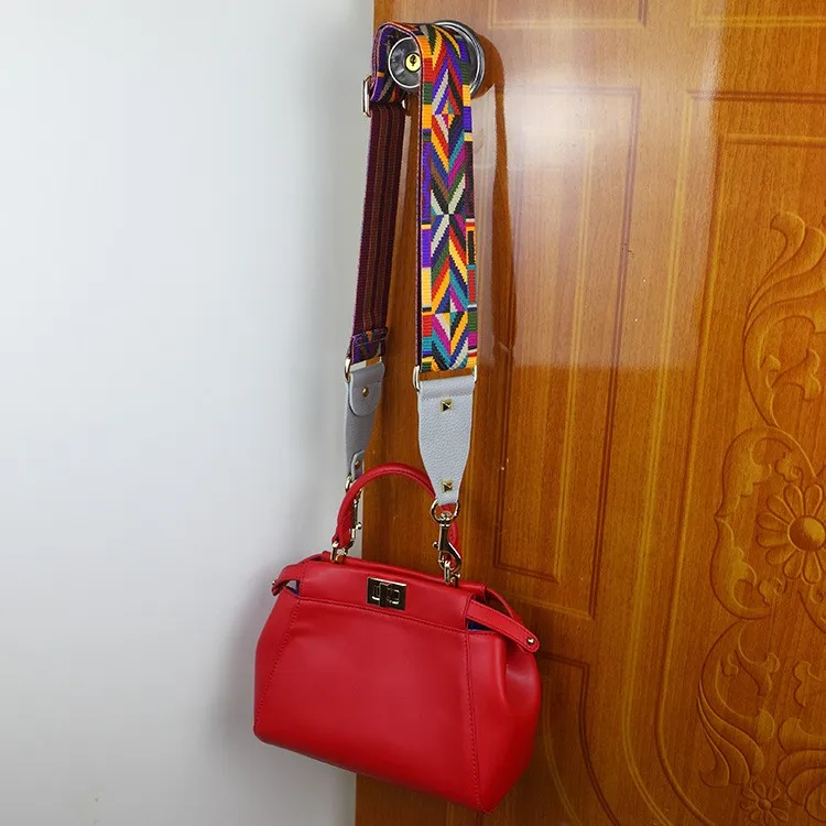 Ретро сумочки с заклепками Ремни цвет ful плечевые ремни женские сумки ремень аксессуар натуральная кожа сумка с эмблемой ремень сумки