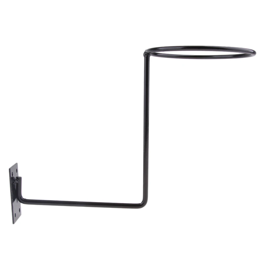 Helmet Hanger Wall Mount Display Rack Helmet Storage Holder Hanger Black