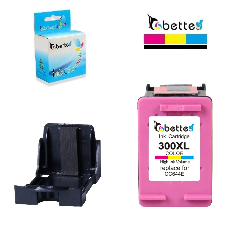 

BETTE Ink Cartridge Replacement for HP 300 XL hp300 Photosmart C4680 C4683 C4685 C4688 C4798 C4799 ENVY D410a D410b D411a D411b