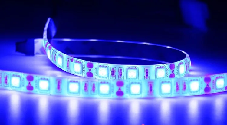 Waterproof RGB LED Strip Flexible Lights DC12V SMD 5050 18leds 36leds 60leds Lampada LED Lighting Tape Ribbon Lamp for Computer (12)