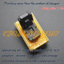 Clam-Shell Socket QFN8 to DIP8 Programming Adapter WSON8 DFN8 MLF8 test socket Pitch=1.27mm Size=6x8mm