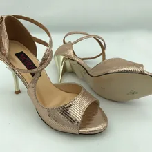 Удобная и модная танцевальная обувь для танго в Аргентине обувь для вечеринок Свадебные туфли кожаная подошва T6291LGL