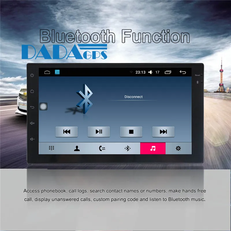 Top 2 DIN Android 6.0 System 8 Core Car Radio GPS Navigation For Nissan Universal Car DVD Player Multimedia Audio Video Auto Satnav 7