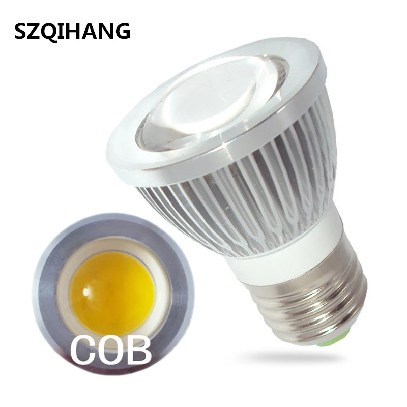 E27 Gu5.3 Gu10 Mr16 Lights Led Cob Spotlight Dimmable 3w 5w 7w 10w Led Spot Light Bulb High Lamp Dc 12v 85-265v - Led Bulbs & Tubes - AliExpress