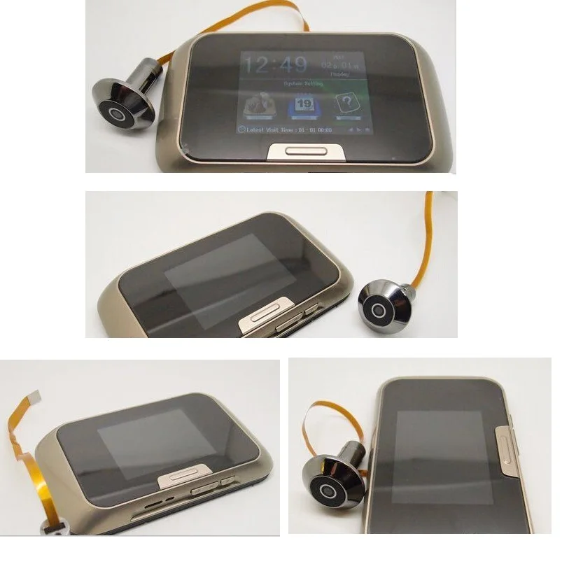 2016 camara mirilla puerta 2.8inch LCD 0.3Megapixels CMOS camera 80 degree viewing angle mirillas puerta digital support Max 32G 2016 camara mirilla puerta 2.8inch LCD 0.3Megapixels CMOS camera 80 degree viewing angle mirillas puerta digital support Max 32G