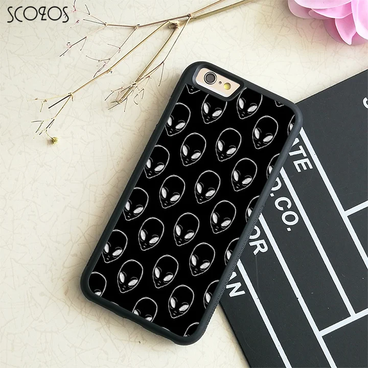 SCOZOS aliens (7) phone case cover for iphone X 4 4s 5 5s Se 5C 6 6s 7 8 6&amp6s plus plus#C23 |