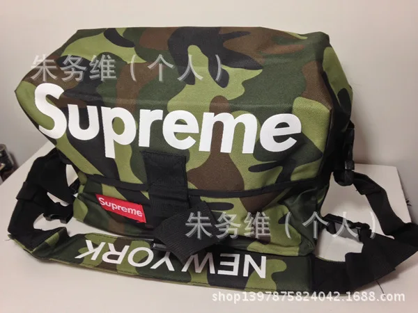 camo supreme shoulder bag
